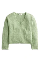 Madewell Slub Cotton V-Neck Sweater at Nordstrom,