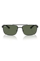 Ray-Ban 60mm Rectangular Sunglasses in Black at Nordstrom