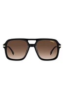 Carrera Eyewear 55mm Gradient Square Sunglasses in / Gradient at Nordstrom