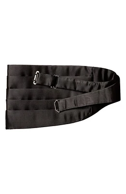 Eton Pleated Silk Cummerbund in Black at Nordstrom