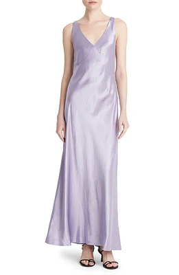 Vince Satin Maxi Slipdress Wisteria at Nordstrom,