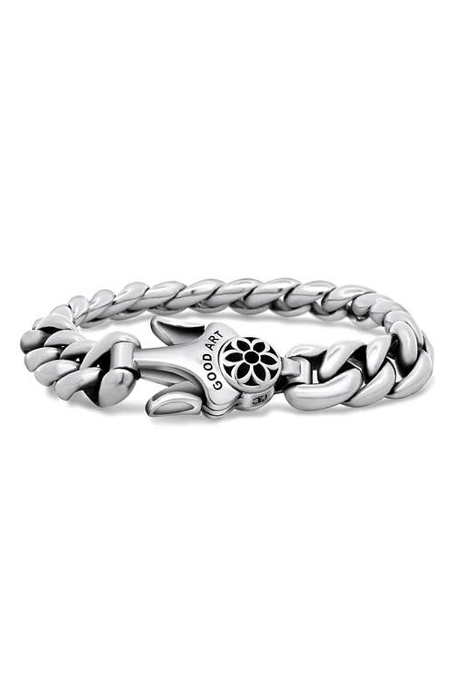 Good Art Hlywd Men's Model 10 A Bracelet in Sterling Silver at Nordstrom, Size 17 Cm