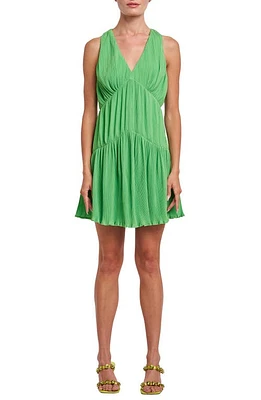 CIEBON Maja Halter Minidress Apple Green at Nordstrom,