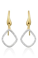 Monica Vinader Riva Kite Diamond Drop Earrings in Gold at Nordstrom