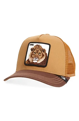 Goorin Bros. The King Lion Trucker Hat in Whisky at Nordstrom