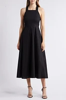 Sam Edelman Cross Back Maxi Dress Black at Nordstrom,