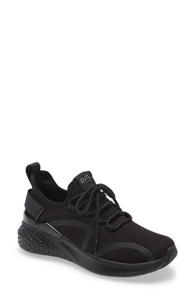 ara McAllen Sneaker in Black Woven Stretch at Nordstrom, Size 10.5Us