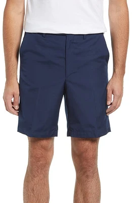 Berle Prime Flat Front Poplin Shorts Navy at Nordstrom,