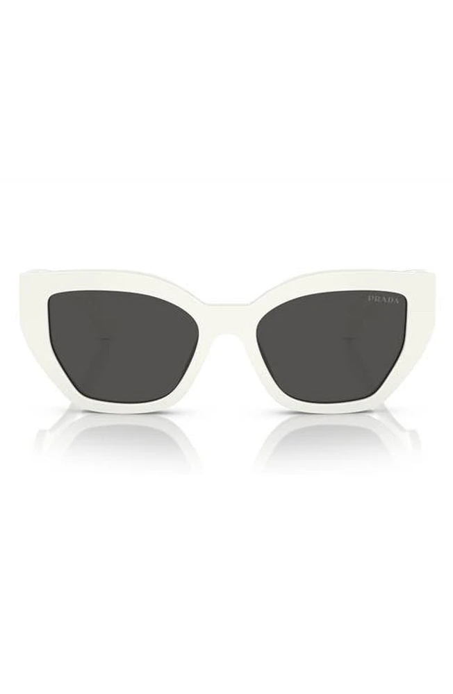 Prada 53mm Butterfly Sunglasses in Bone at Nordstrom