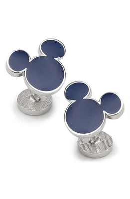 Cufflinks, Inc. Mickey Mouse Silhouette Cuff Links in Blue at Nordstrom