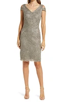 Tadashi Shoji Cold Shoulder Lace Cocktail Dress at Nordstrom,