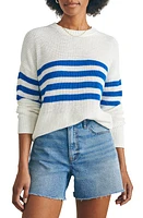 Faherty Miramar Stripe Linen & Organic Cotton Sweater at Nordstrom,