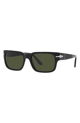 Persol 58mm Rectangular Sunglasses in Black at Nordstrom