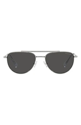 Swarovski 53mm Square Sunglasses in Silver at Nordstrom