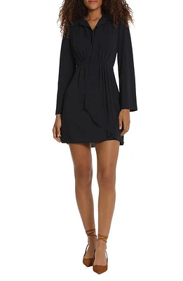 DONNA MORGAN FOR MAGGY Ruffle Detail Long Sleeve Minidress at Nordstrom,