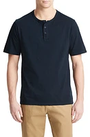 Vince Garment Dyed Short Sleeve Henley at Nordstrom,