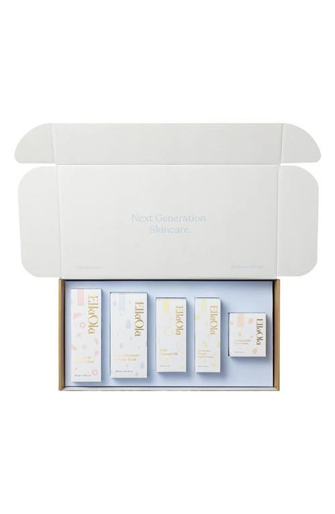 EllaOla The Baby's 5-Piece All Around Skin Care Gift Set in White at Nordstrom