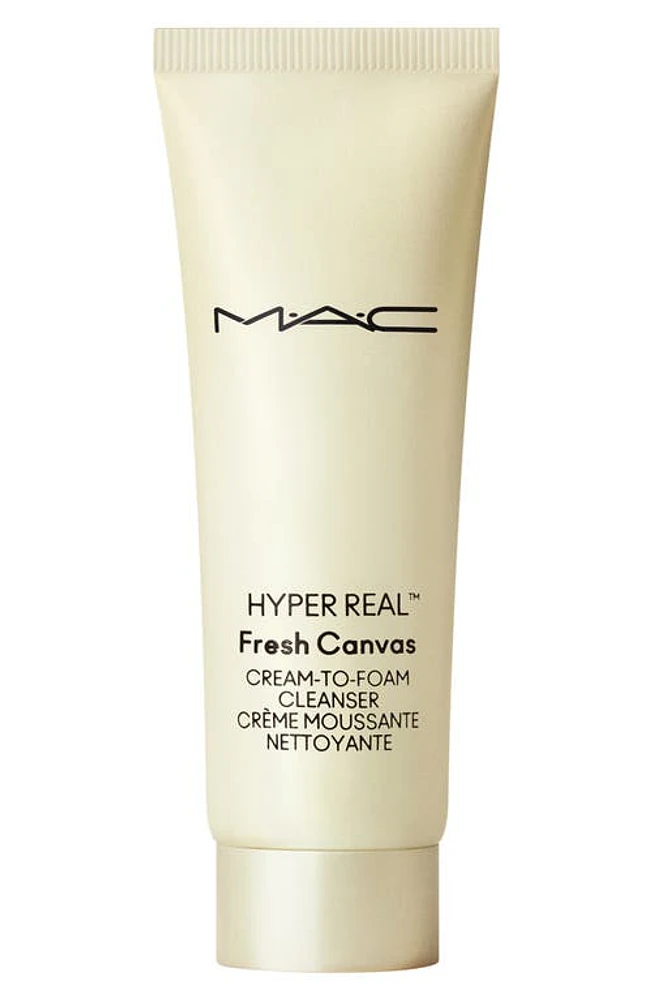 MAC Cosmetics Hyper Real Fresh Canvas Cream-to-Foam Cleanser in Mini at Nordstrom