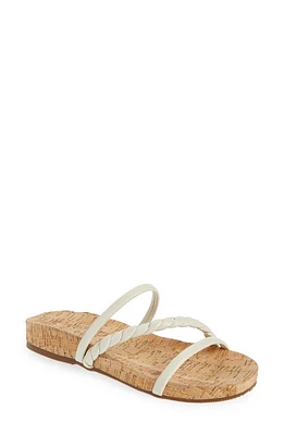 Kaanas Ceiba Cork Sandal in Ivory at Nordstrom, Size 9