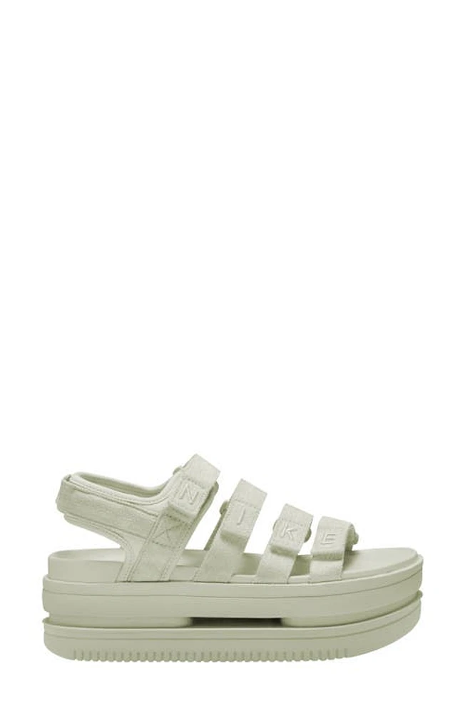 Nike Icon Classic Platform Sandal Sea Glass/Sea Glass at Nordstrom,