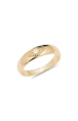 BP. 14K Gold Dipped Cubic Zirconia Band Ring at Nordstrom,