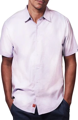 Fundamental Coast Bondi Short Sleeve Linen Blend Button-Up Shirt at Nordstrom,