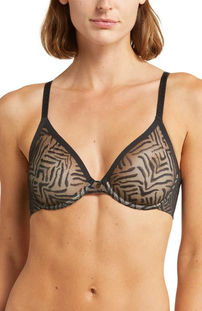 Chantelle Lingerie Allure Sheer Underwire T-Shirt Bra at Nordstrom,