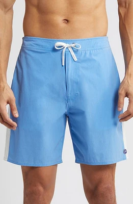 johnnie-O Flemming Side Stripe Swim Trunks at Nordstrom,