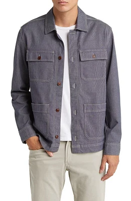 Rails Franklin Cotton Blend Shirt Jacket in Railroad Dobby at Nordstrom, Size Medium