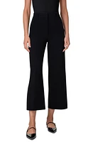 Akris Flora Cotton Twill Crop Pants Black at Nordstrom,