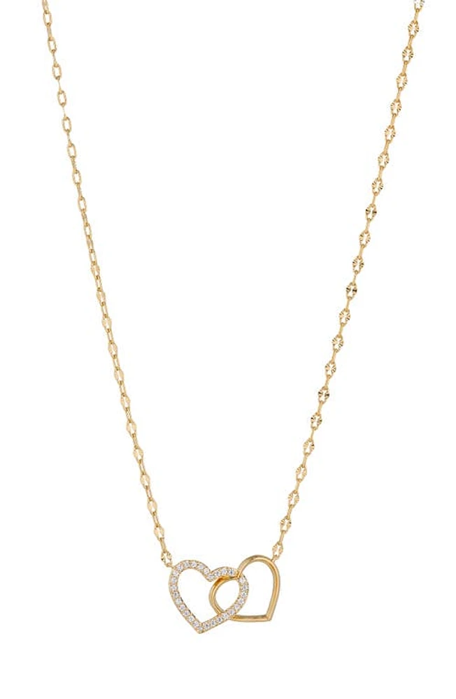 Nadri Heartbreaker Necklace in Gold at Nordstrom