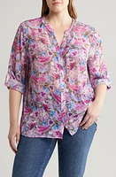 KUT from the Kloth Jasmine Roll Sleeve Top at Nordstrom,