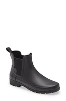 Hunter Refined Waterproof Chelsea Boot Black at Nordstrom,