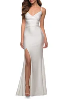 La Femme Jersey Column Gown at Nordstrom,