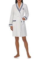 Lauren Ralph Cotton Robe White at Nordstrom,