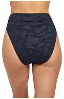 Free Sport by Gottex Geo Club High Waist Swim Bottom Black at Nordstrom