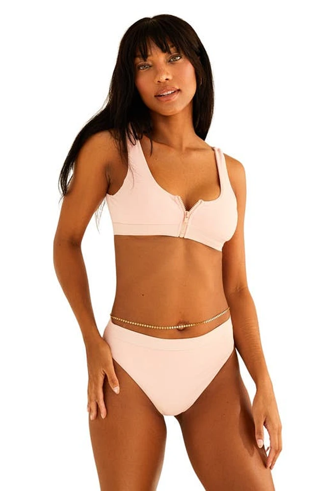 Dippin Daisys Ultra Cheeky Swim Bikini Bottom Sunset Pink at Nordstrom,