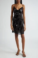 Coperni Embellished Sheer Slipdress Black at Nordstrom, Us