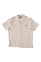 Billabong Vacay Hemp & Organic Cotton Camp Shirt in Dusty Lilac at Nordstrom, Size Small