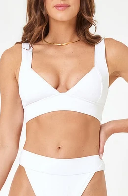 LSPACE Hailey Rib Bikini Top at