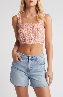 Roxy Villa Crop Top Cloud Fresco Tile at Nordstrom,