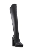 ALDO Dallobrelia Over the Knee Platform Boot in Black at Nordstrom, Size 6