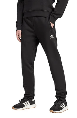 adidas Originals Trefoil Essentials Slim Fit Sweatpants in Black at Nordstrom, Size X-Small