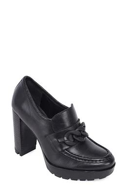 Kenneth Cole New York Justin Lug Sole Loafer Pump Black at Nordstrom,