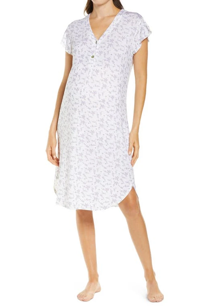 Belabumbum Lila Maternity/Nursing Nightgown Print at Nordstrom,