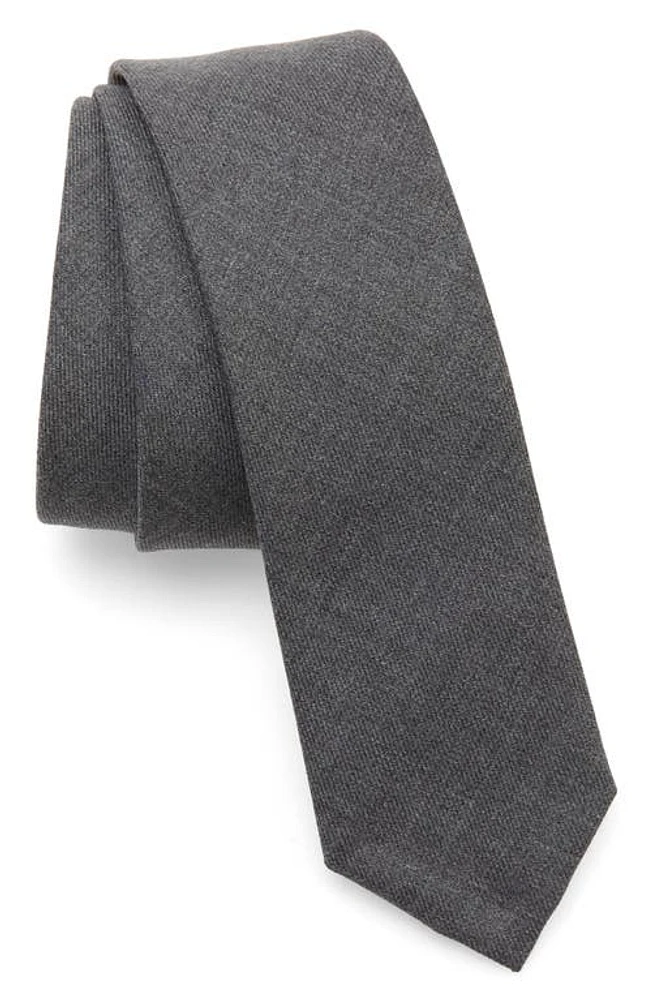 Thom Browne Wool Tie in Medium Grey at Nordstrom