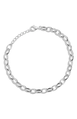 Argento Vivo Sterling Silver Oval Chain Bracelet at Nordstrom