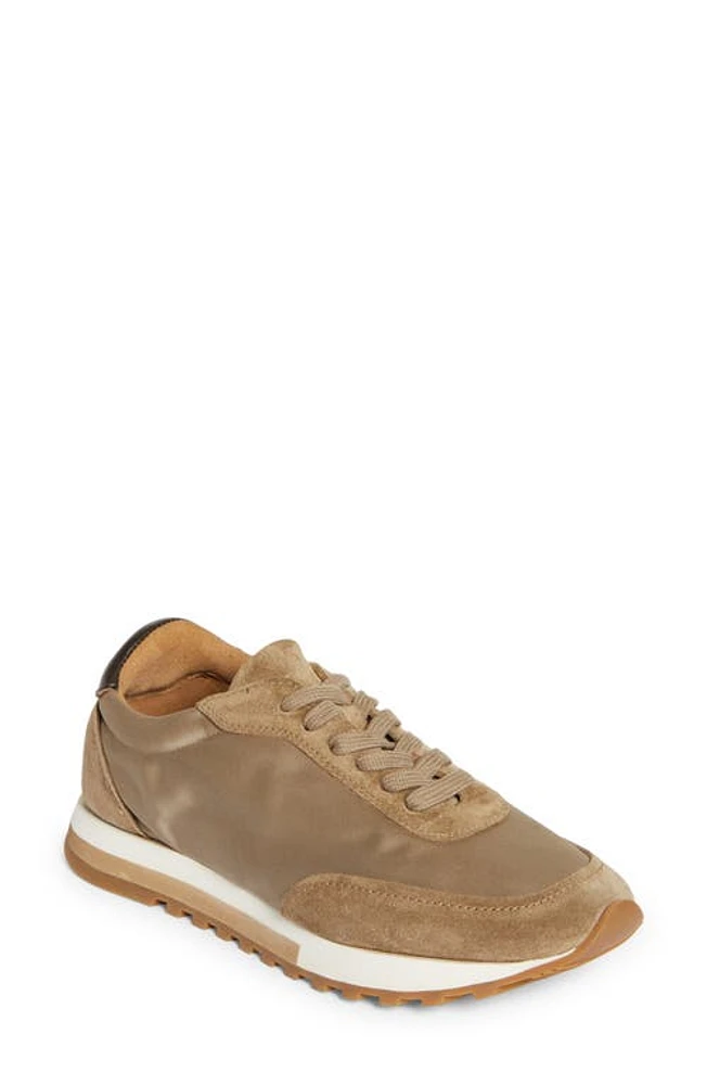 The Row Owen Mixed Media Runner Sneaker Grey/Beige at Nordstrom,