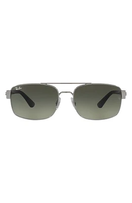 Ray-Ban 61mm Pillow Sunglasses in Gunmetal at Nordstrom