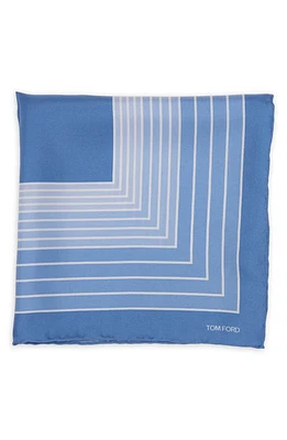 TOM FORD Silk Pocket Square in Avian Blue at Nordstrom